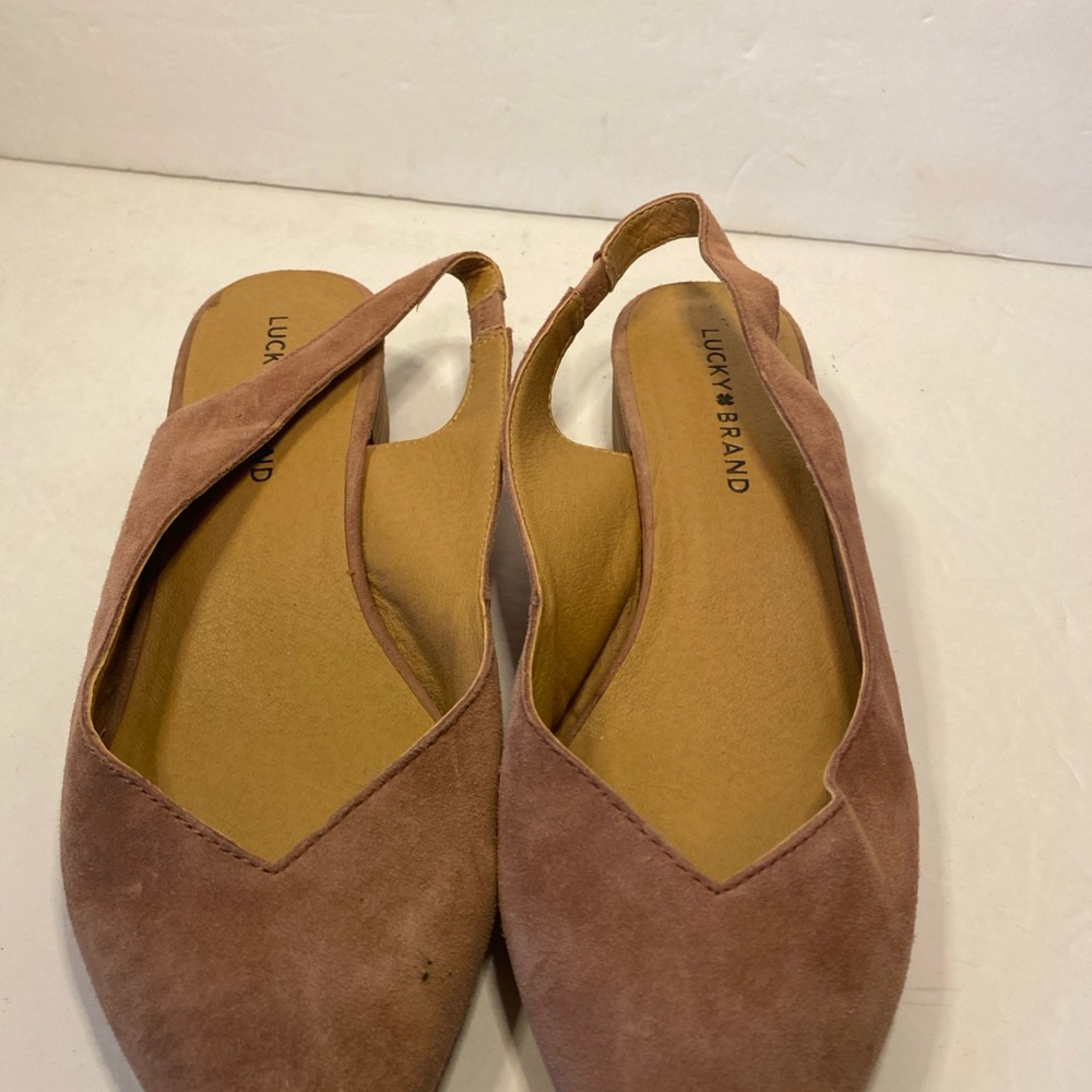 Lucky Brand Tan Flats for Effortless Style